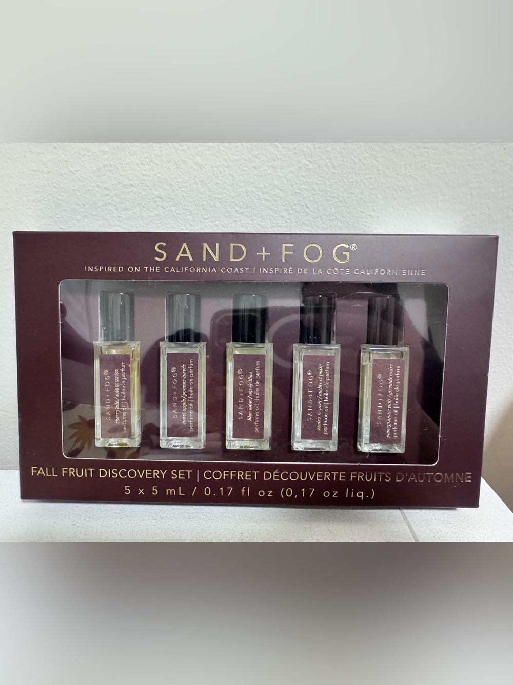 NWT Sand + Fog Fall Fruit Discovery Set - 5-Piece Oil Travel Collection
